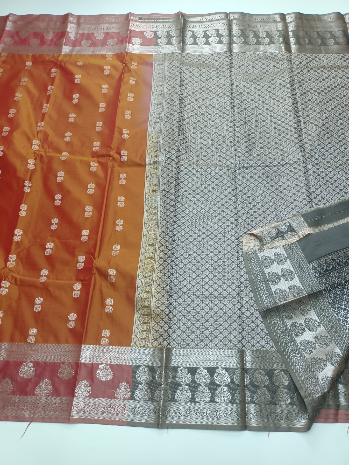 KANCHIPURAM SEMI SILK SAREE