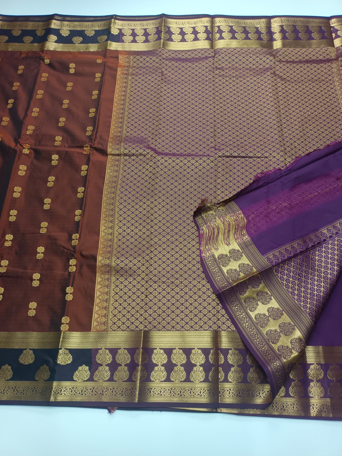 KANCHIPURAM SEMI SILK SAREE