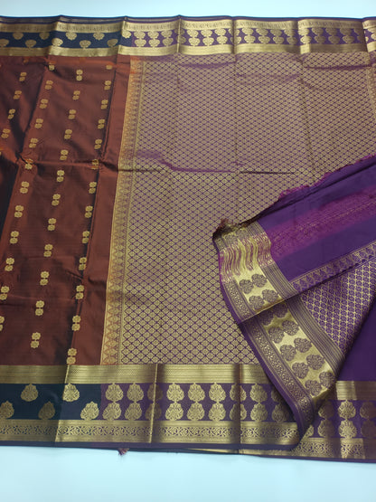KANCHIPURAM SEMI SILK SAREE