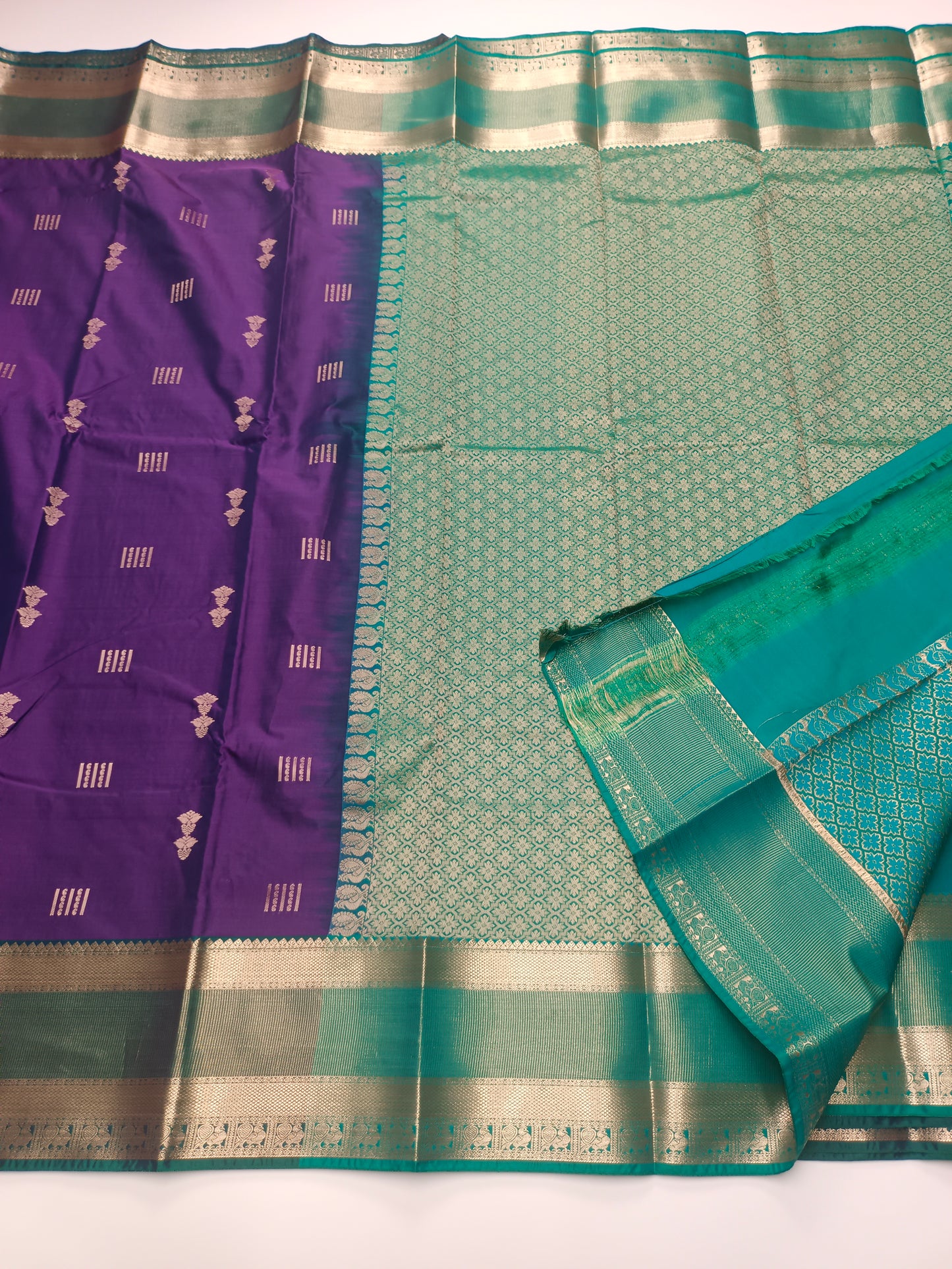 KANCHIPURAM SEMI SILK SAREE