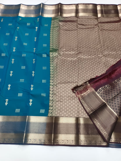 KANCHIPURAM SEMI SILK SAREE