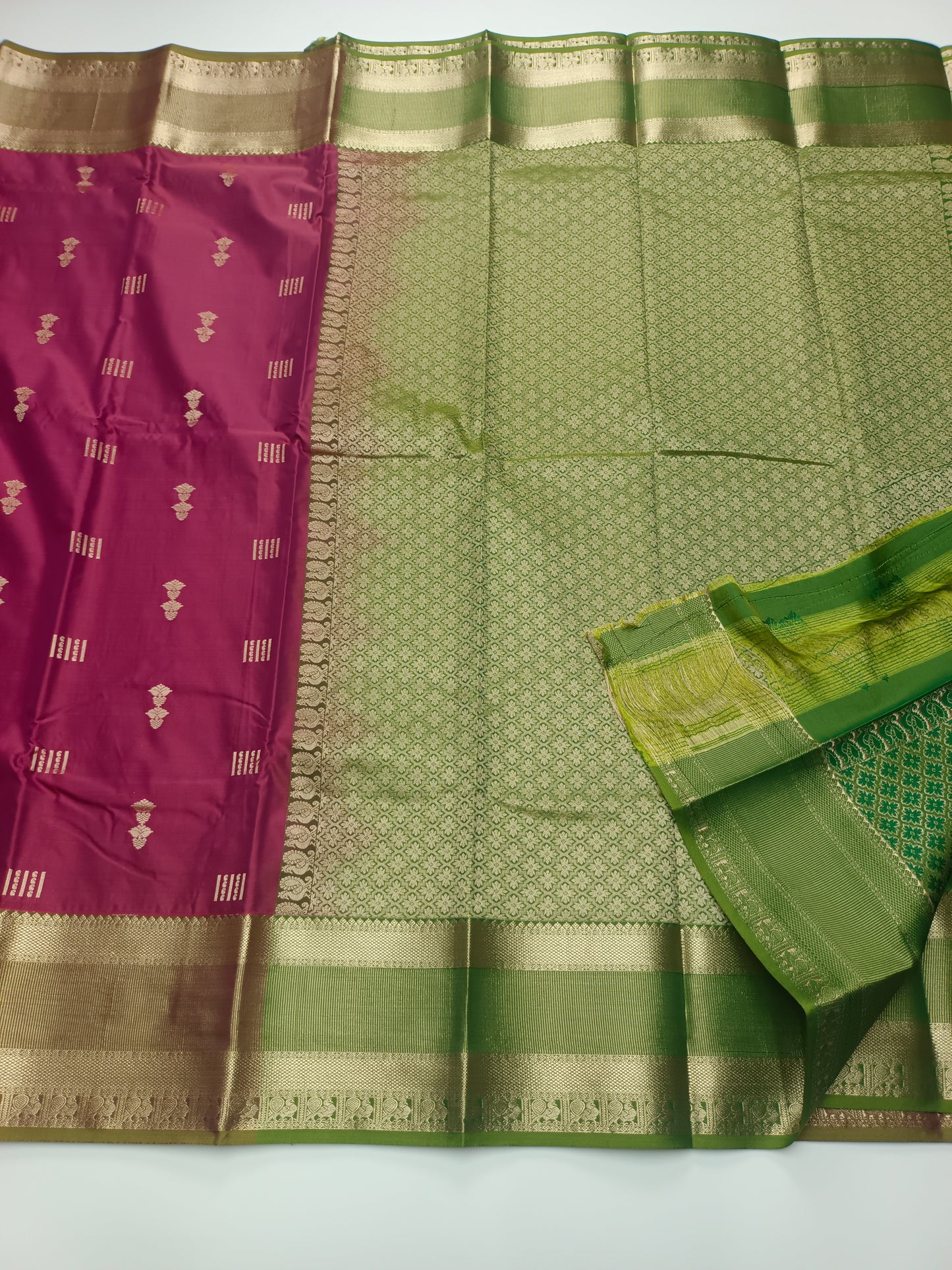 KANCHIPURAM SEMI SILK SAREE