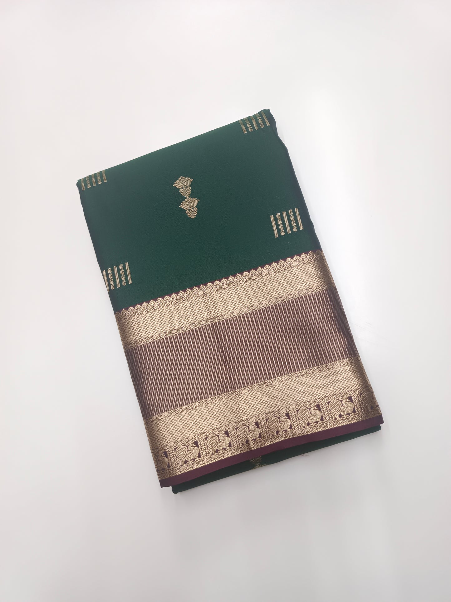 KANCHIPURAM SEMI SILK SAREE