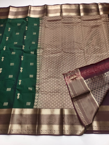KANCHIPURAM SEMI SILK SAREE
