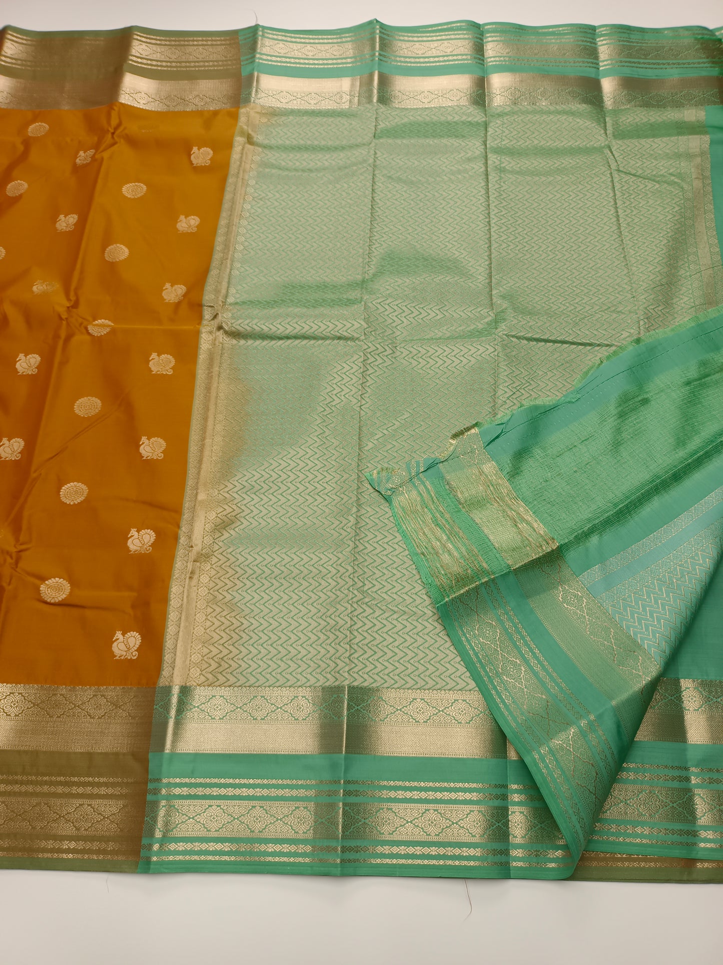 KANCHIPURAM SEMI SILK SAREE