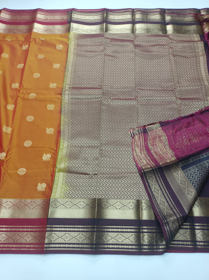 KANCHIPURAM SEMI SILK SAREE