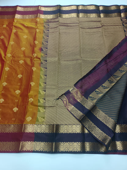 KANCHIPURAM SEMI SILK SAREE