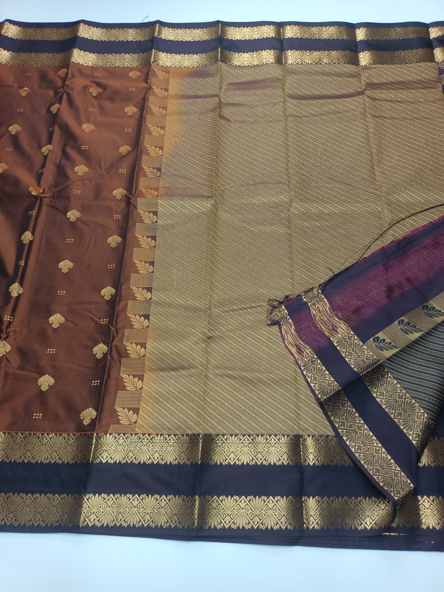 KANCHIPURAM SEMI SILK SAREE