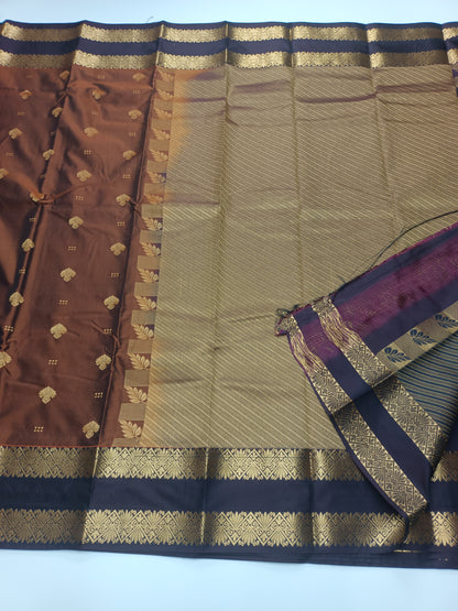 KANCHIPURAM SEMI SILK SAREE