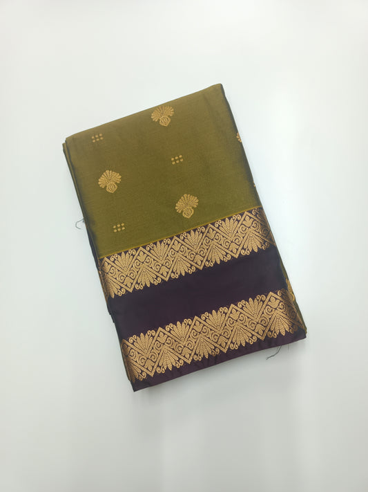 KANCHIPURAM SEMI SILK SAREE