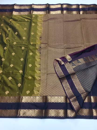KANCHIPURAM SEMI SILK SAREE