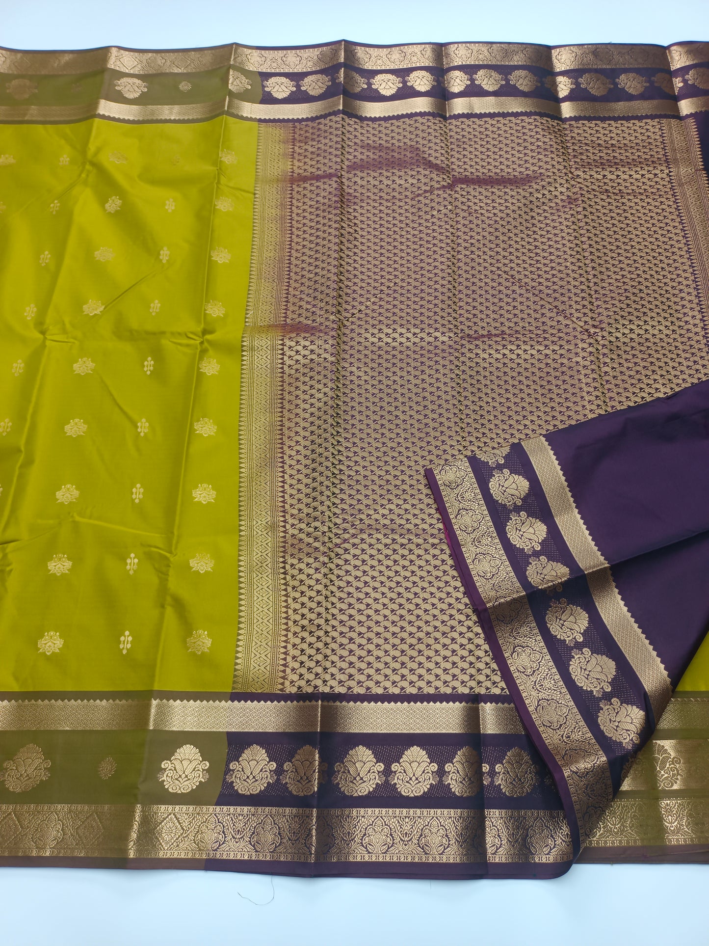 KANCHIPURAM SEMI SILK SAREE