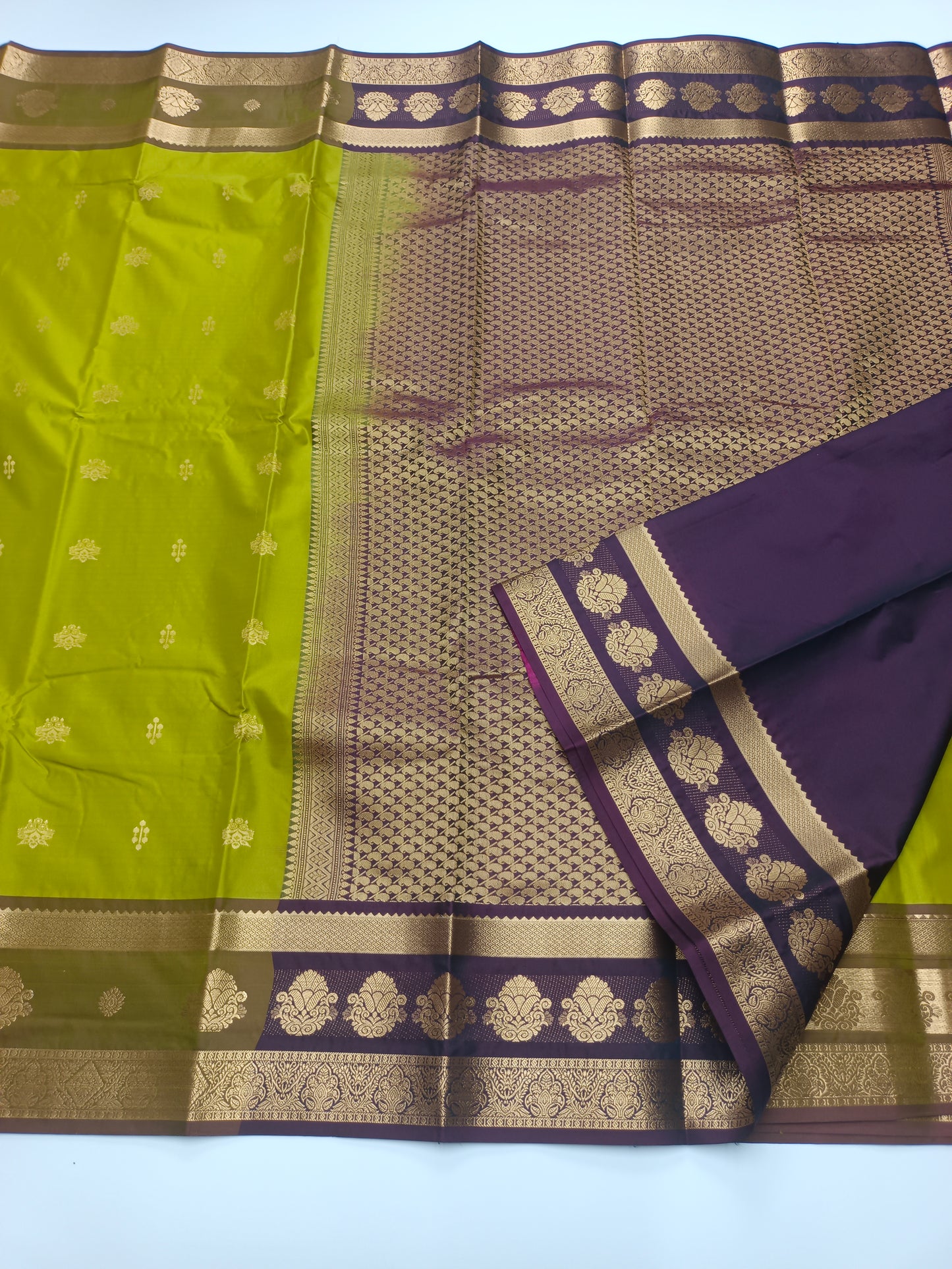 KANCHIPURAM SEMI SILK SAREE