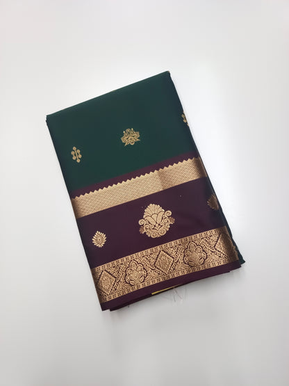 KANCHIPURAM SEMI SILK SAREE