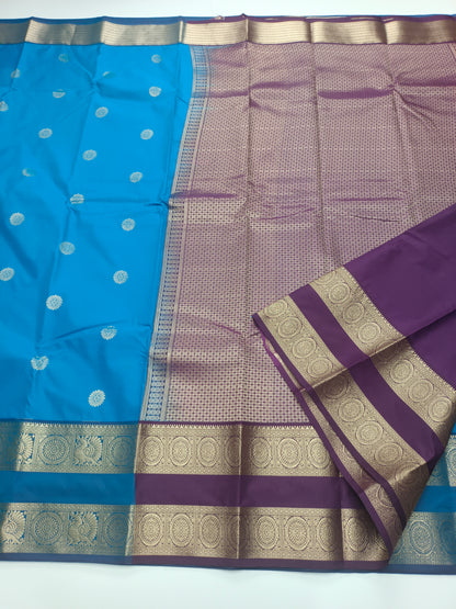 KANCHIPURAM SEMI SILK SAREE