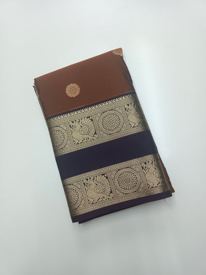 KANCHIPURAM SEMI SILK SAREE