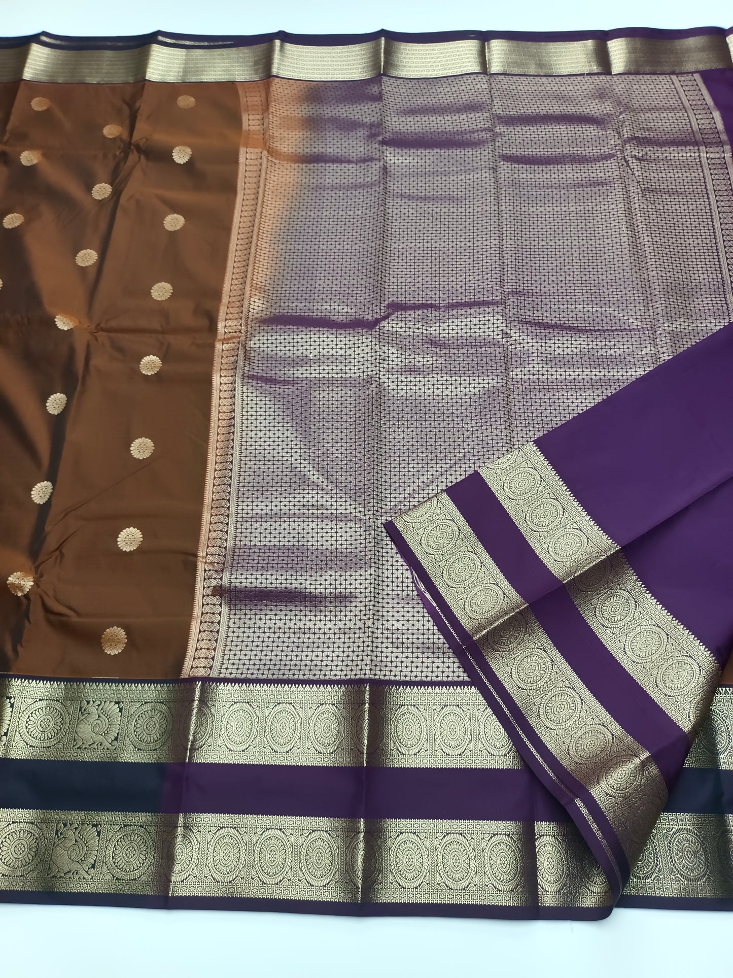 KANCHIPURAM SEMI SILK SAREE