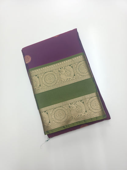 KANCHIPURAM SEMI SILK SAREE