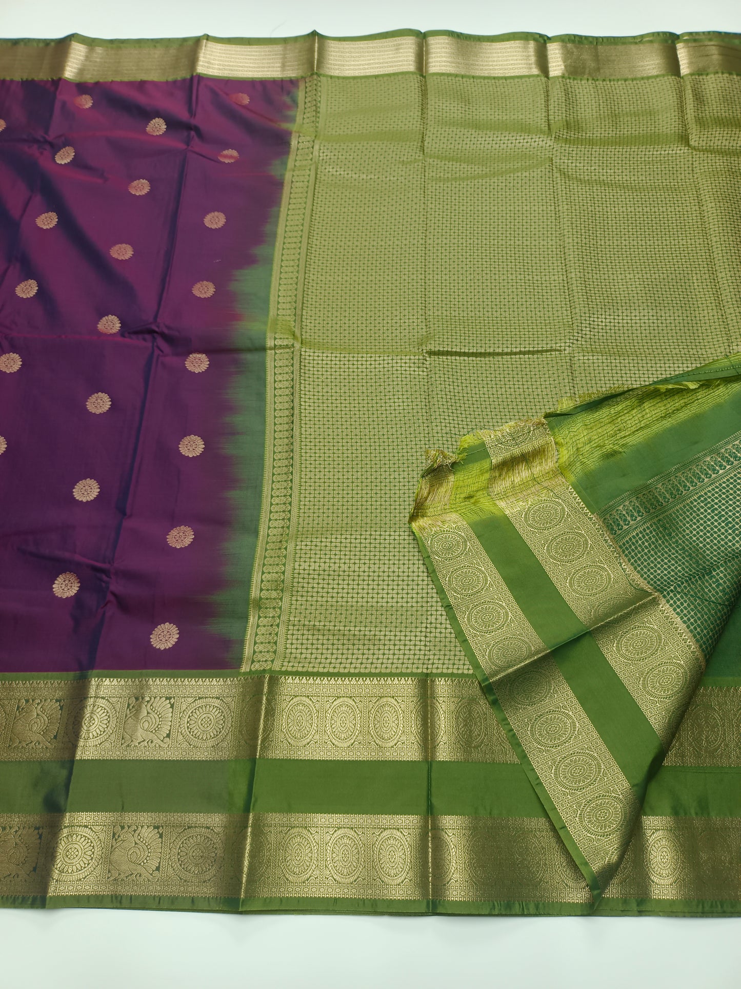 KANCHIPURAM SEMI SILK SAREE
