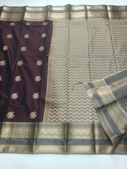 KANCHIPURAM SEMI SILK SAREE