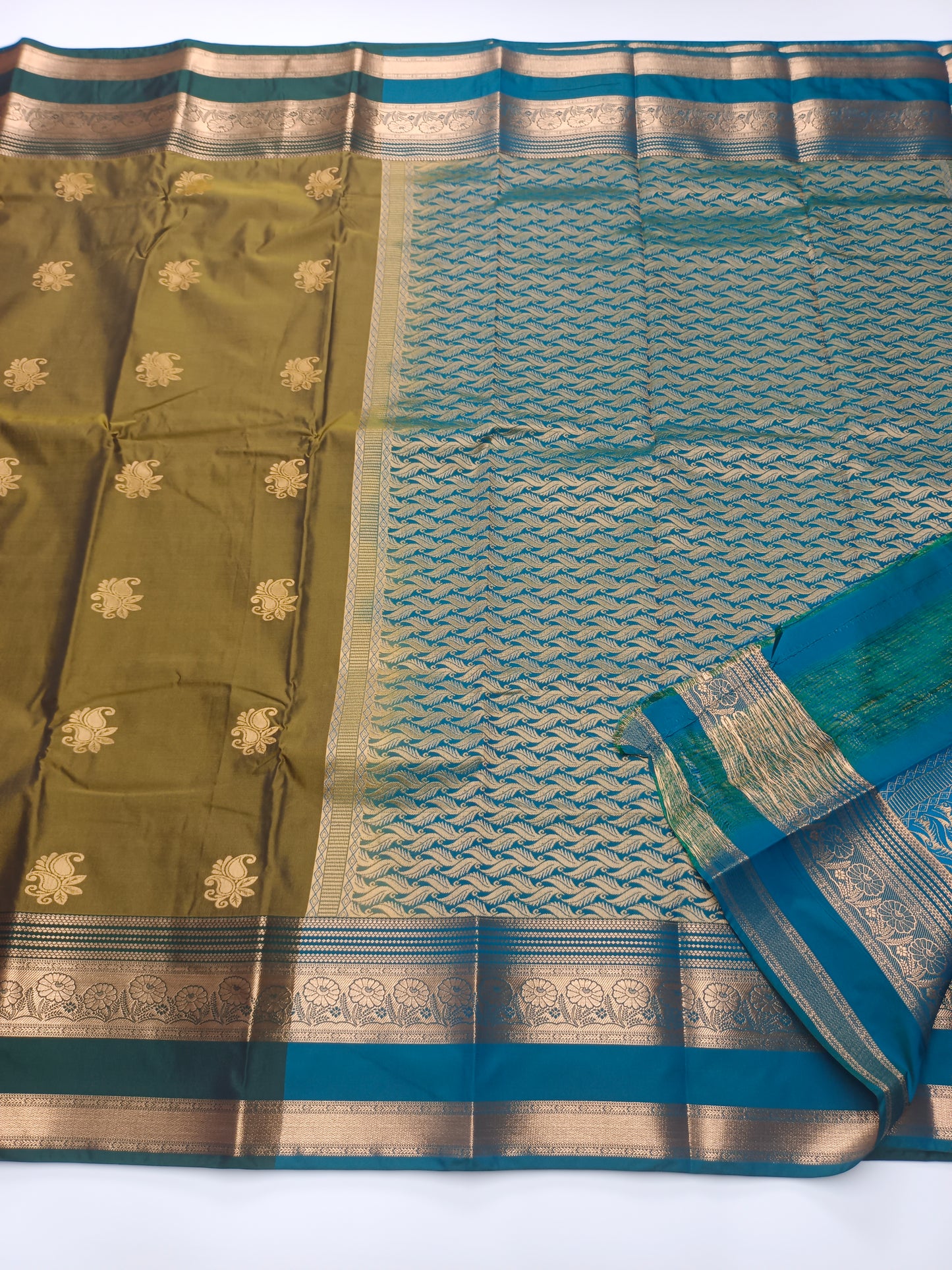 KANCHIPURAM SEMI SILK SAREE