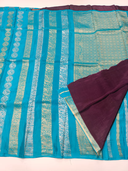 FANCY ORGANZA CREPE SILK SAREE