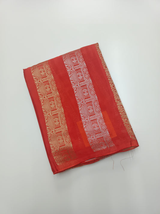 FANCY ORGANZA CREPE SILK SAREE