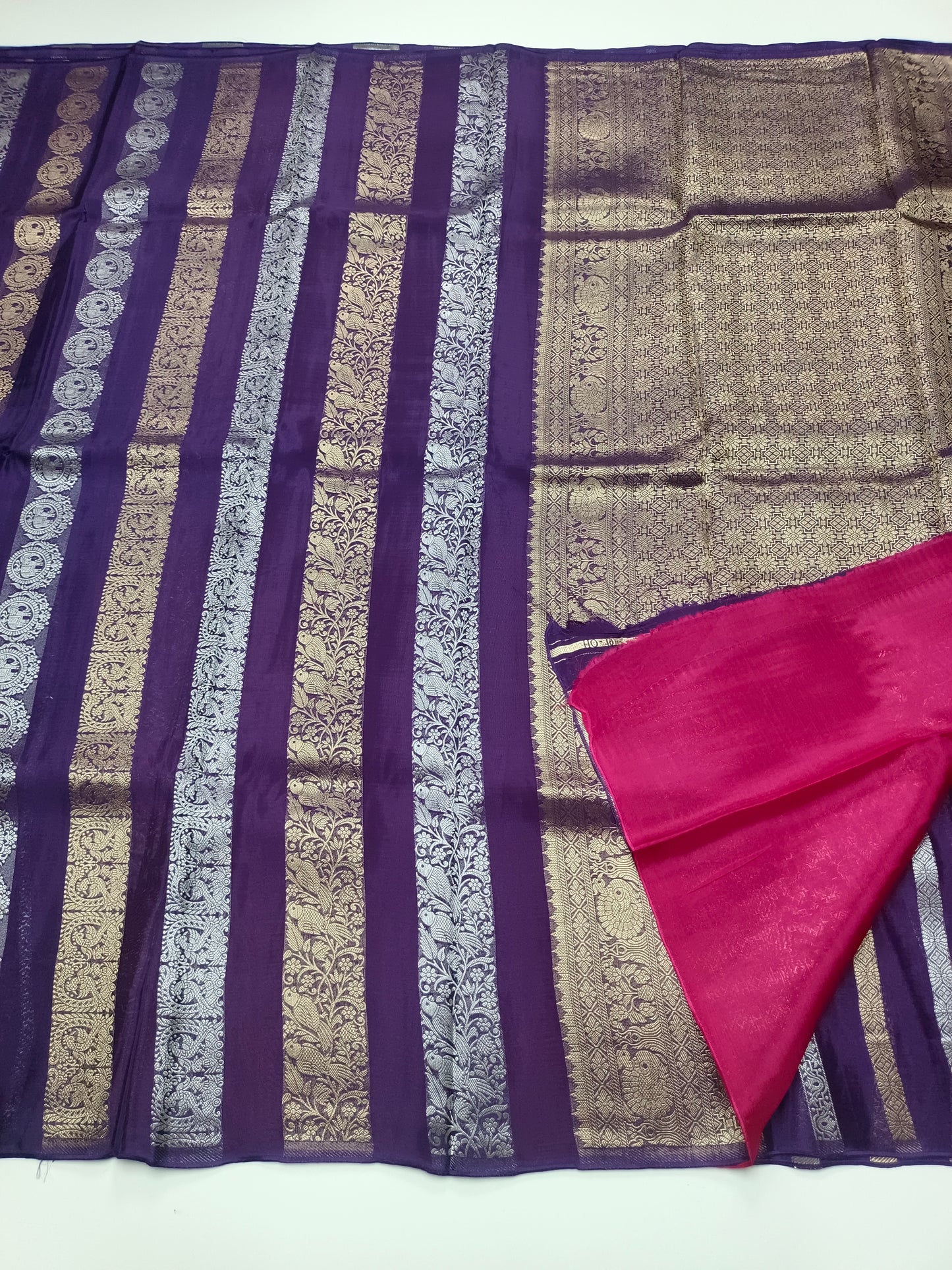 FANCY ORGANZA CREPE SILK SAREE