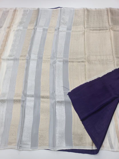 FANCY ORGANZA CREPE SILK SAREE