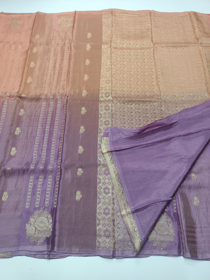 2D FANCY ORGANZA CREPE SILK SAREE