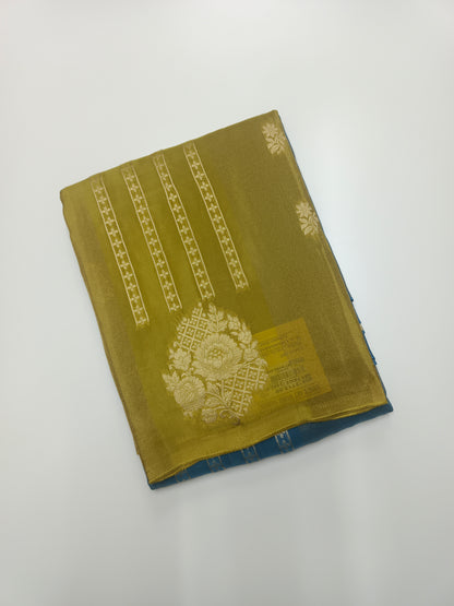 2D FANCY ORGANZA CREPE SILK SAREE