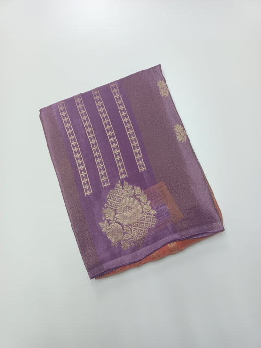 2D FANCY ORGANZA CREPE SILK SAREE