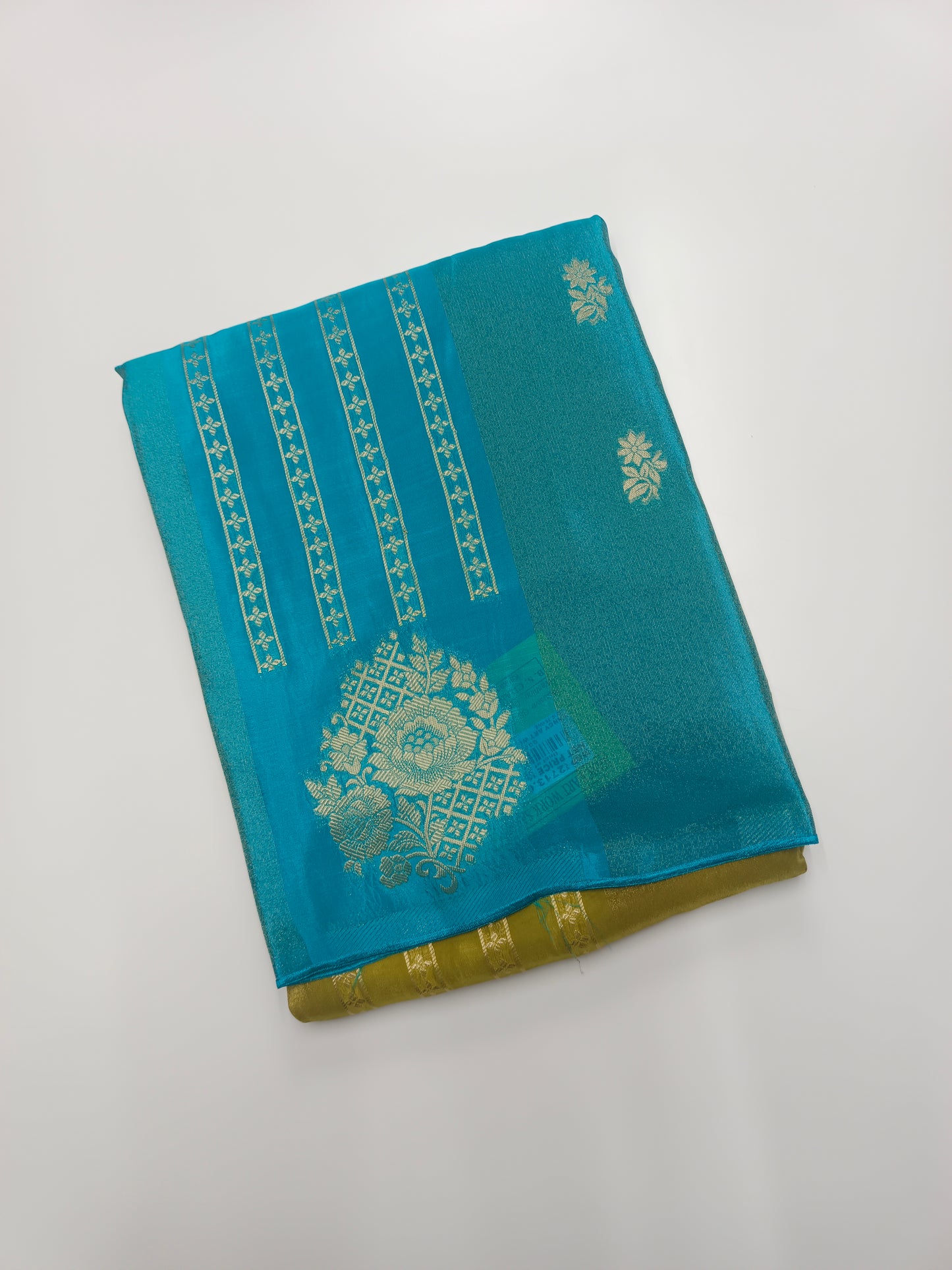 2D FANCY ORGANZA CREPE SILK SAREE