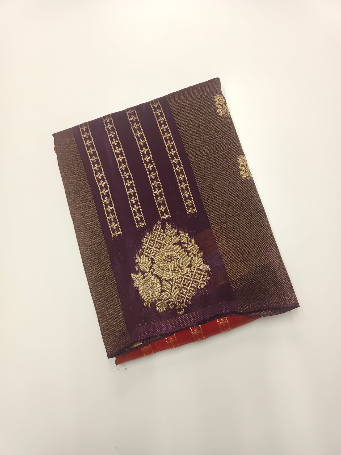 2D FANCY ORGANZA CREPE SILK SAREE