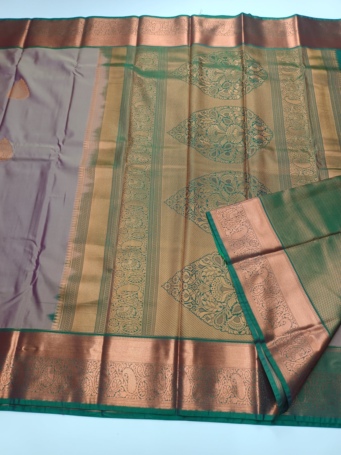 KANCHIPURAM SEMI SILK SAREE