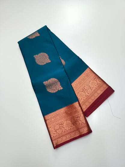 KANCHIPURAM SEMI SILK SAREE
