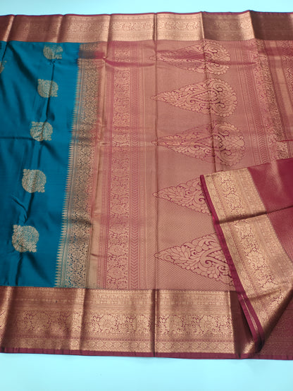 KANCHIPURAM SEMI SILK SAREE