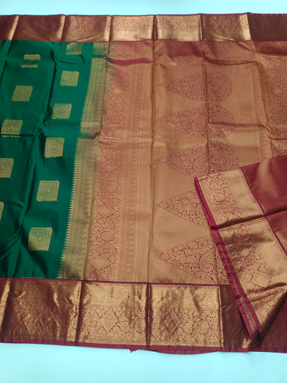 KANCHIPURAM SEMI SILK SAREE