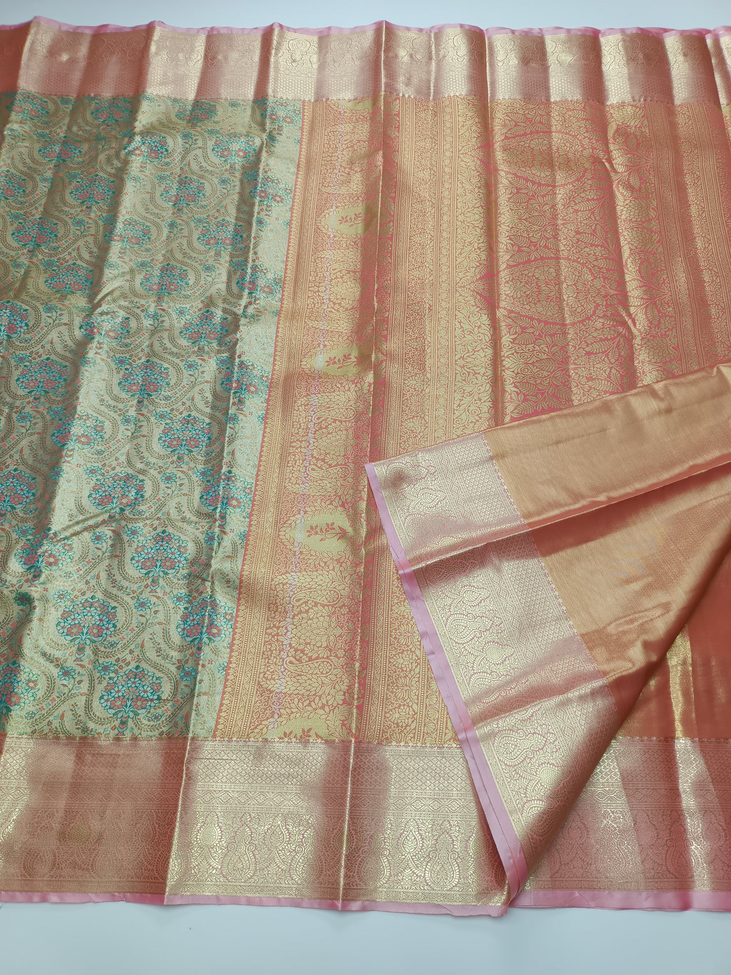 FANCY TISSUE SILK SAREE