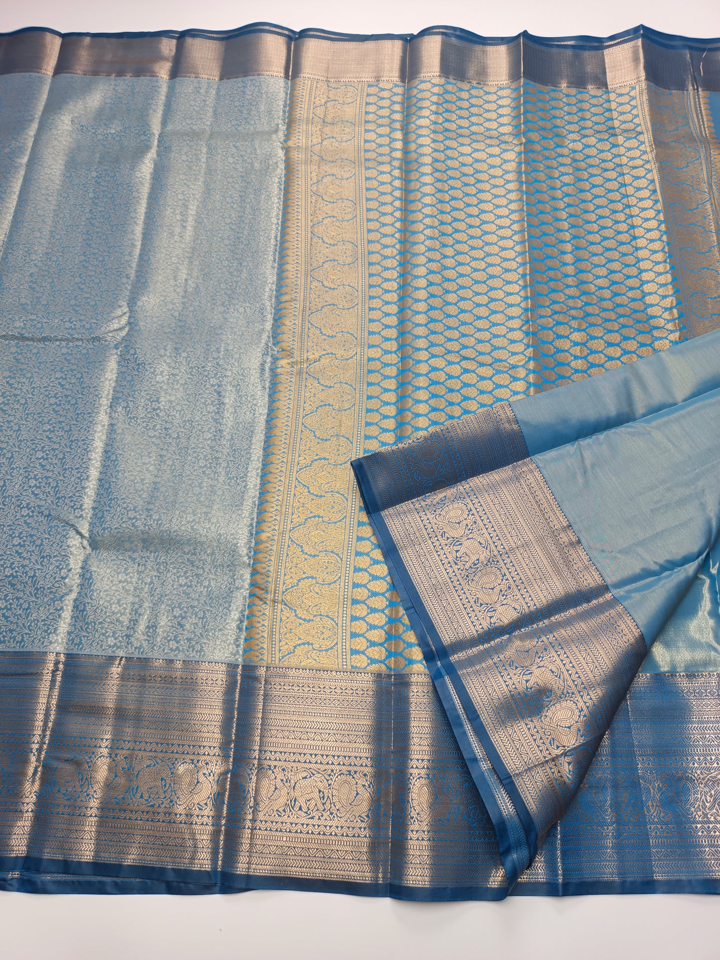 FANCY TISSUE SILK SAREE