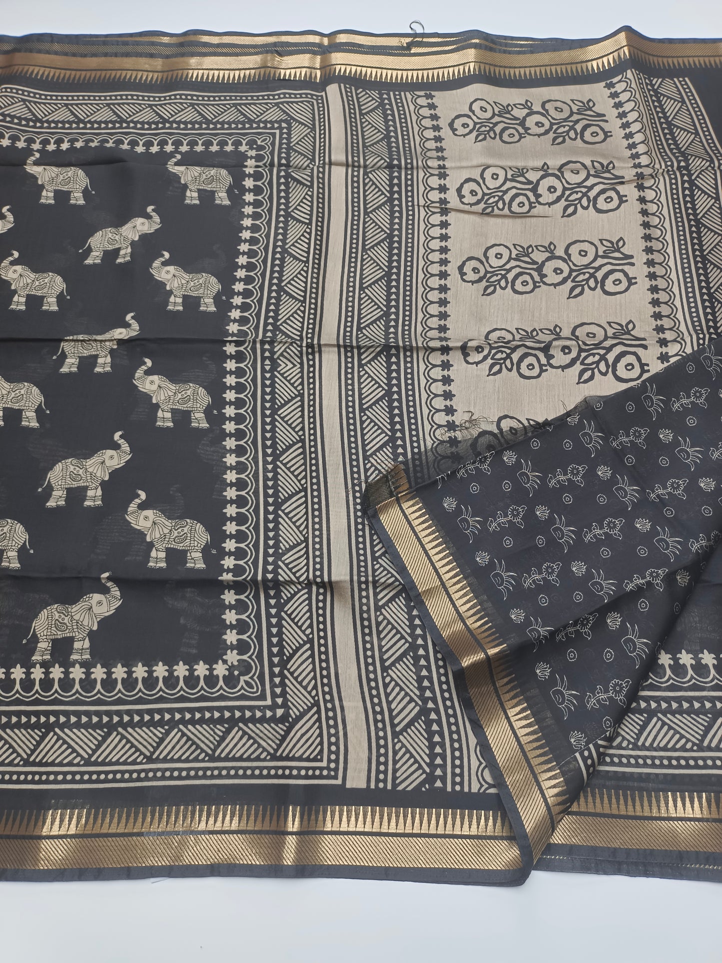 FANCY ASSAM COTTON SAREE