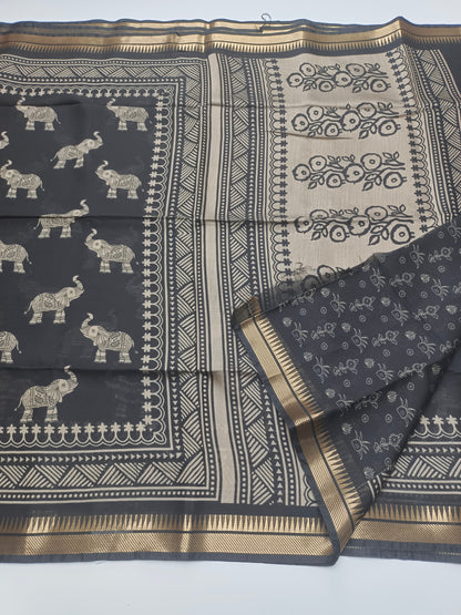 FANCY ASSAM COTTON SAREE