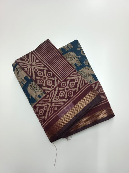 FANCY ASSAM COTTON SAREE