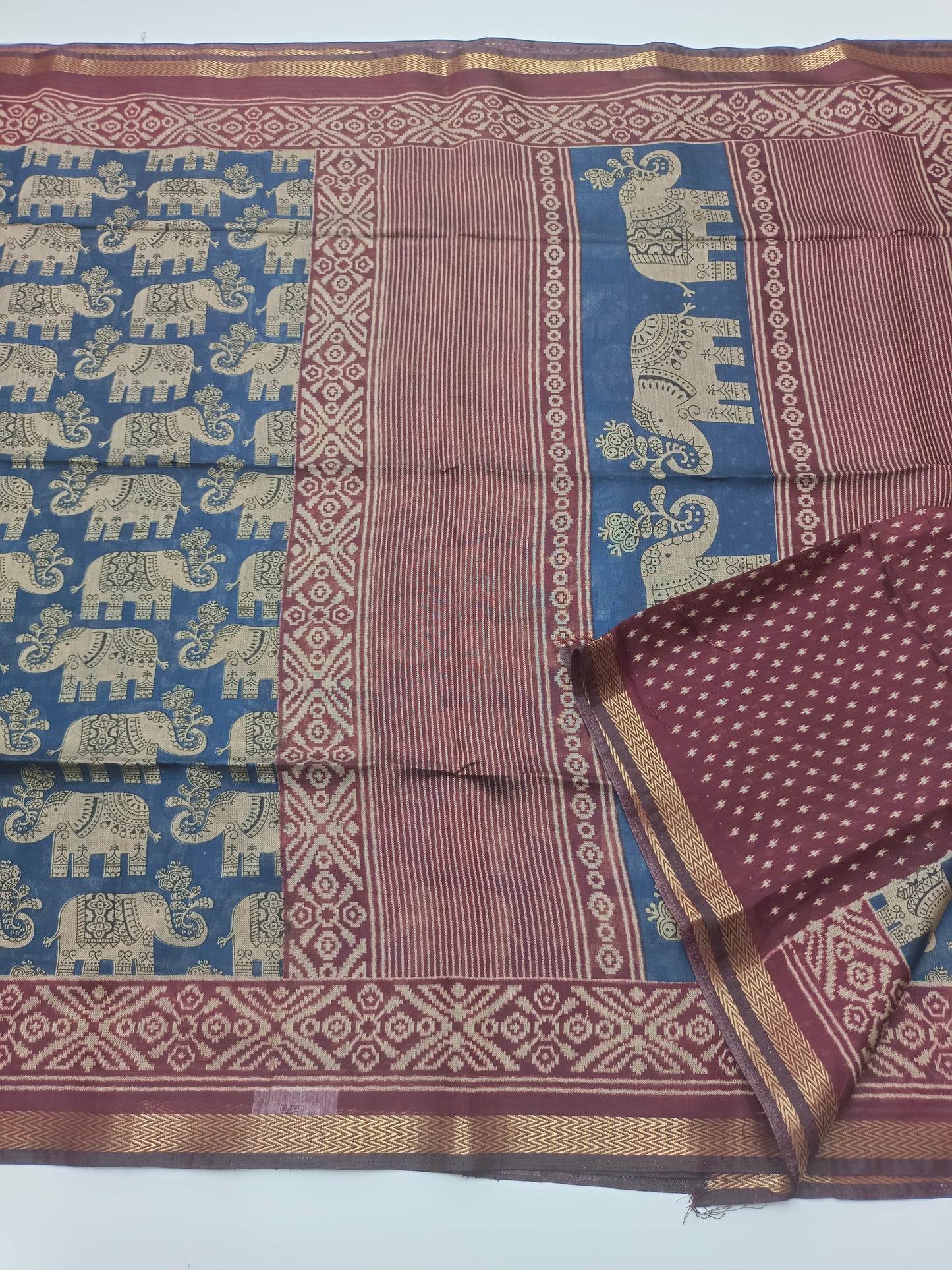 FANCY ASSAM COTTON SAREE