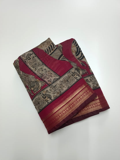 FANCY ASSAM COTTON SAREE
