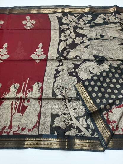 FANCY ASSAM COTTON SAREE