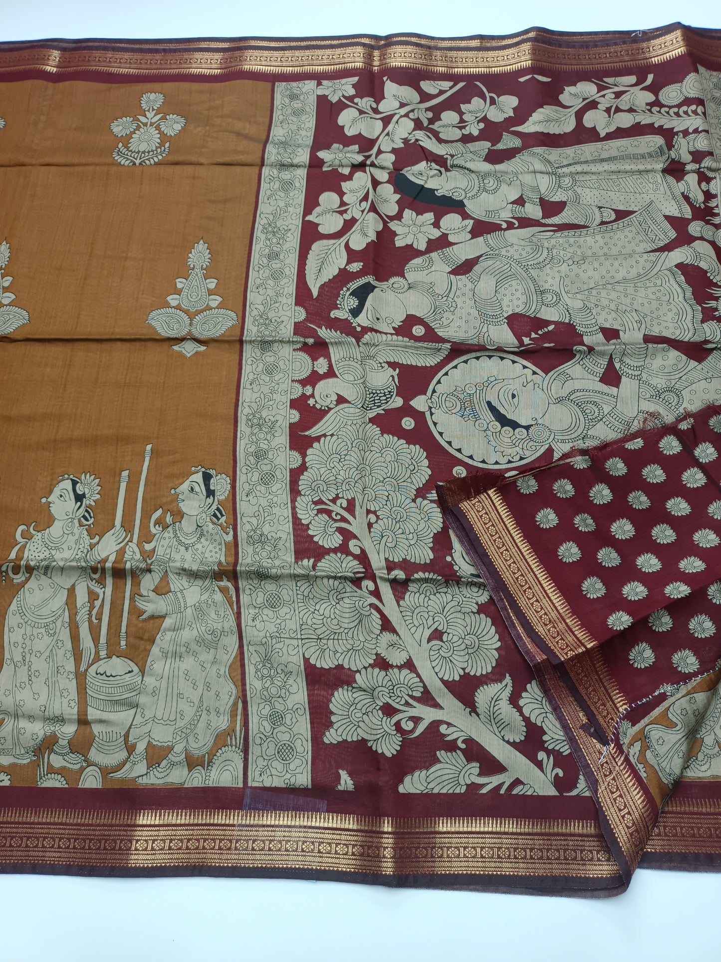 FANCY ASSAM COTTON SAREE