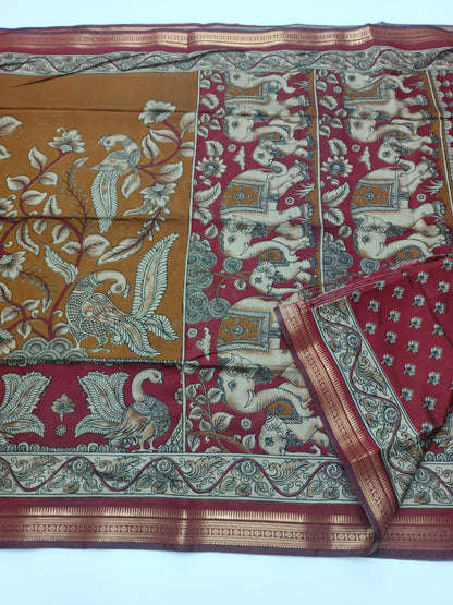 FANCY ASSAM COTTON SAREE