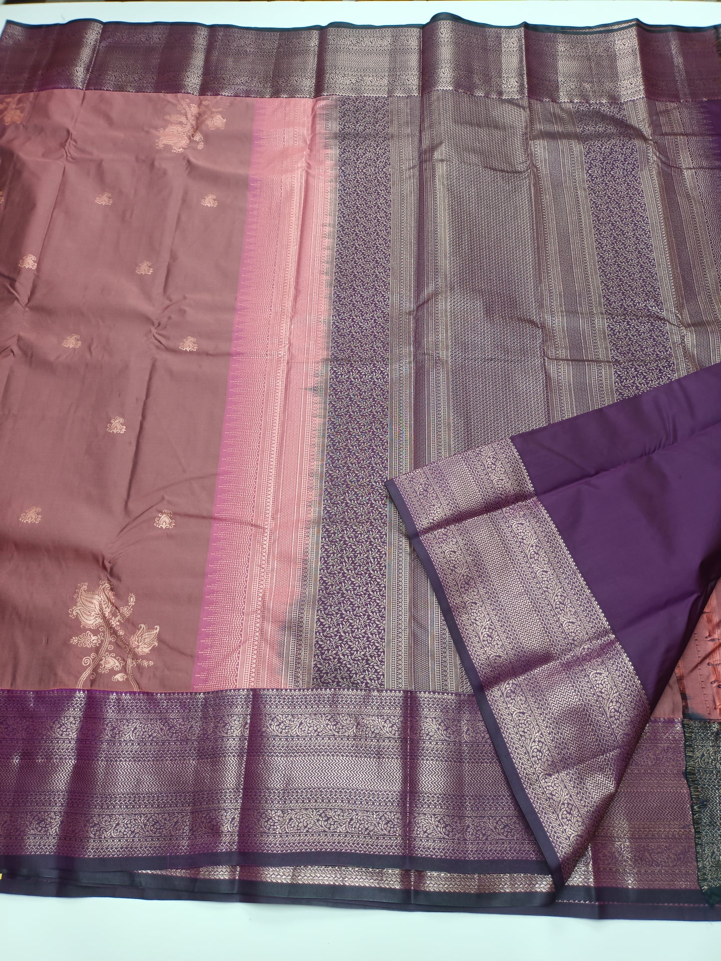 KANCHIPURAM SEMI SILK SAREE