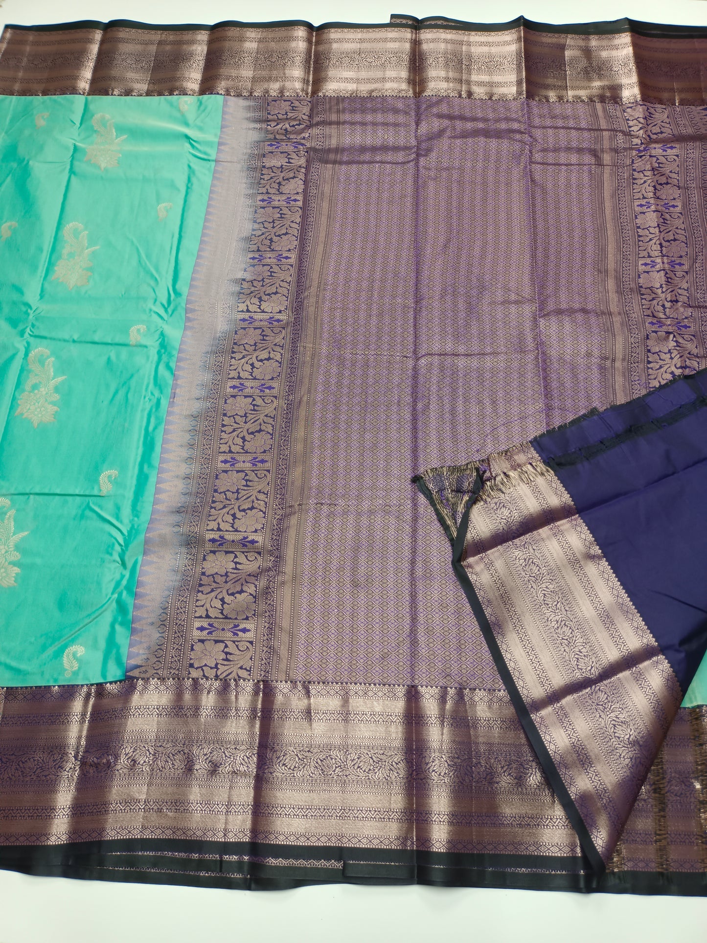 KANCHIPURAM SEMI SILK SAREE
